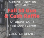Fall 50 Gun & Cash Raffle at Tripoli - Click Here for Details