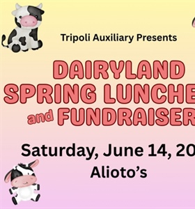 Tripoli Auxiliary Annual Spring Luncheon - Click Here for Details