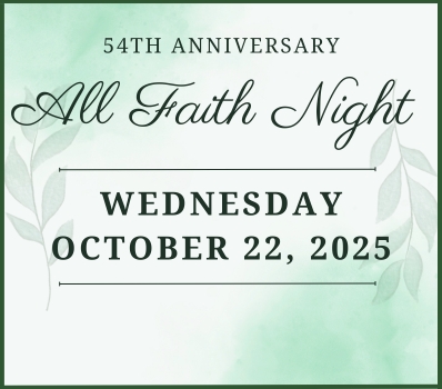 All Faith Night - Click Here for Details