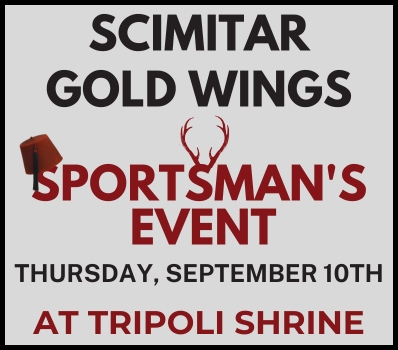 Gold Wings Sportsman's Event at Tripoli Shrine - Click Here for Details