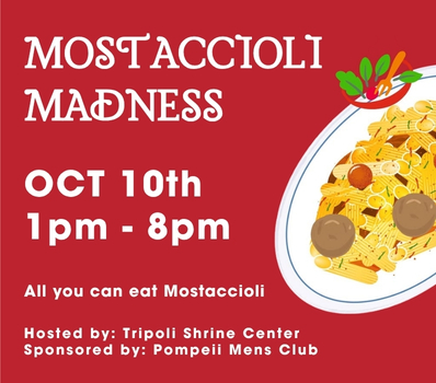 Mostaccioli Madness - Click Here for Details
