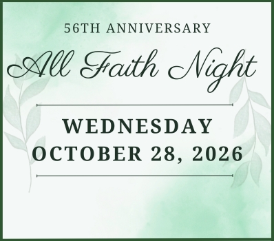 All Faith Night - Click Here for Details