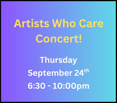 Artists Who Care Concert - Click Here for Details