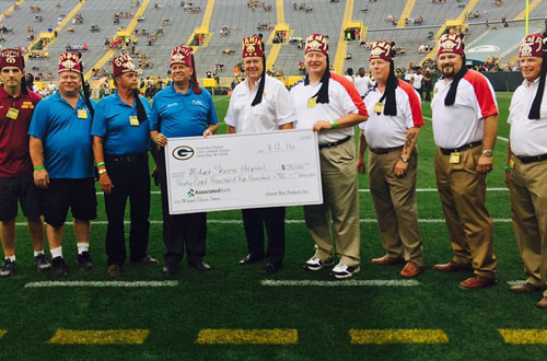 green bay packers donate money for tripoli