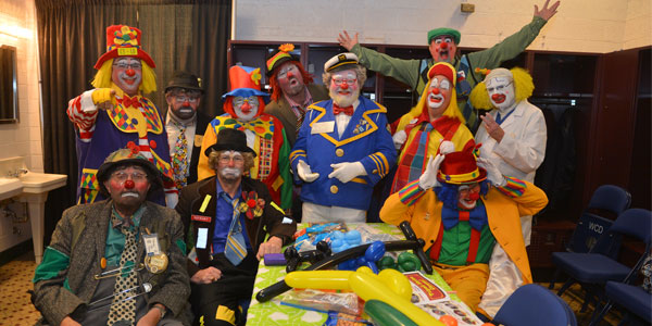 clowns unit for parades and circus